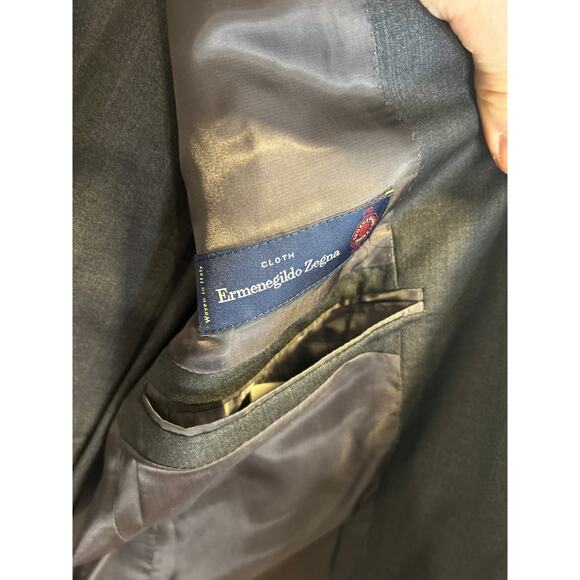 Ermenegildo Zegna x Saks Fifth Ave Charcoal Grey Suit - 40L/33W Slim fit - Picture 5 of 10